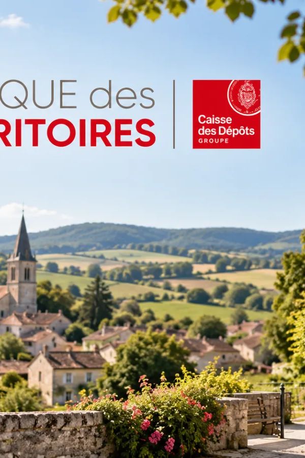 Maire et secrétaire de mairie consultant un dossier de financement Territoires IA sur une tablette en mairie